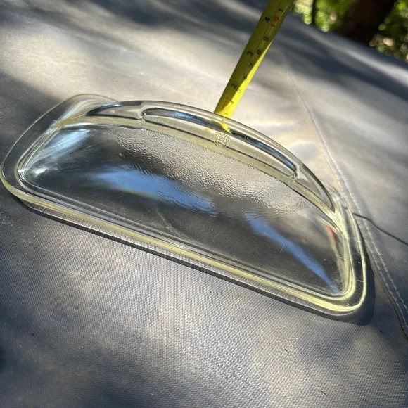 Vintage Westinghouse domed glass lid with fin; for loaf / meatloaf pan - Picture 8 of 8